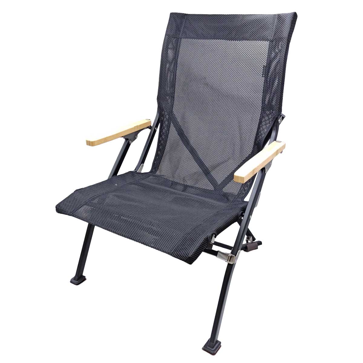 【中古】スノーピーク メッシュローチェア30 リッチブラック LV-110M-RB Snow Peak