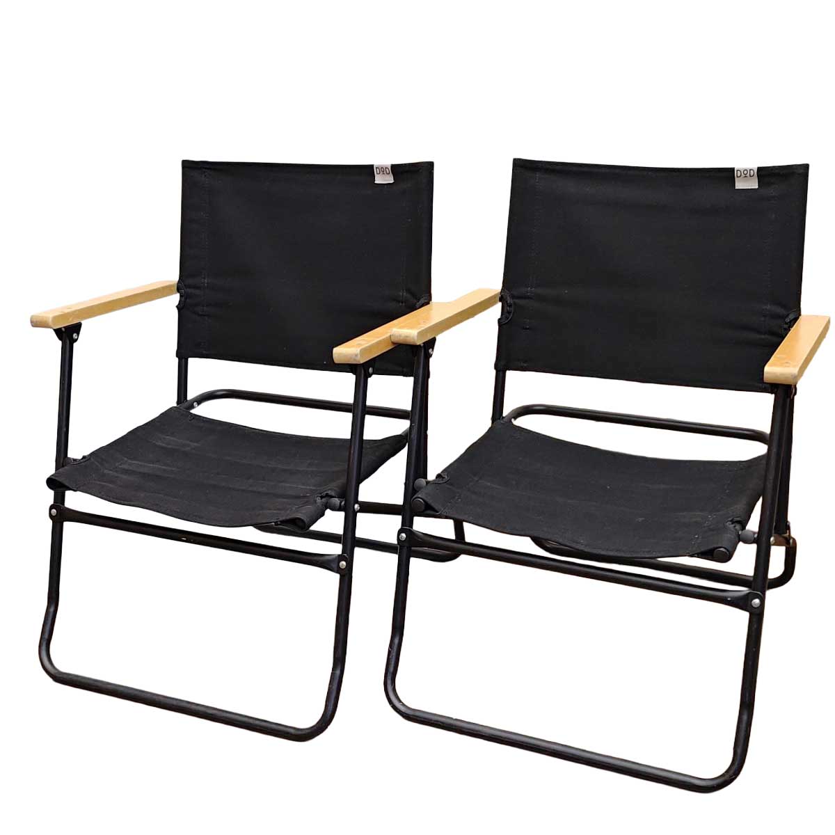 【中古】[2点セット] DOD ローローバーチェア C1-553-BK