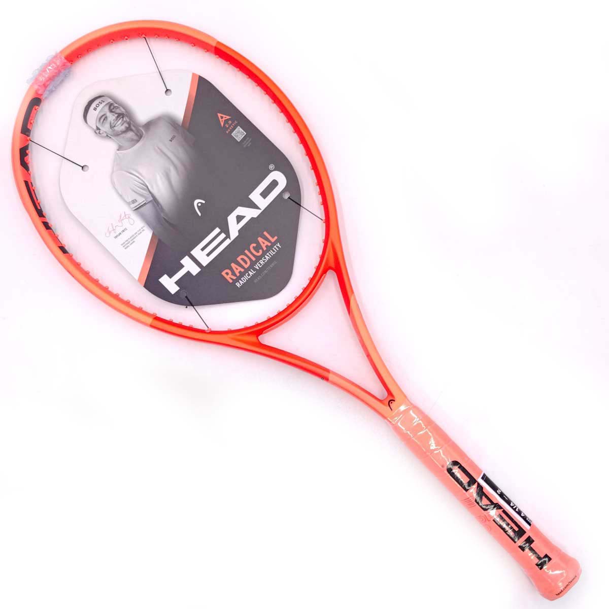 【中古・未当て嵌める品】尖端 Radical MP 2025 硬式庭球櫂 急進的 エムピー G2 ソーラーオレンジ色 231015 HEAD