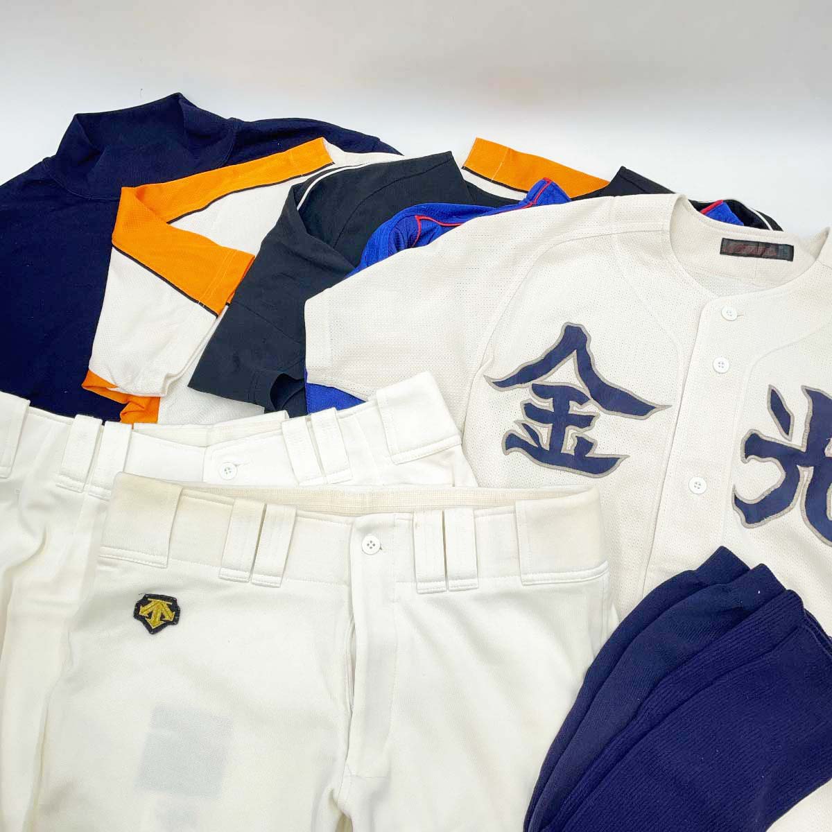 【中古】金光大阪高校 野球部 ユニフォーム 上下 ベースボールシャツ 練習着 一式|カウカウキング 店