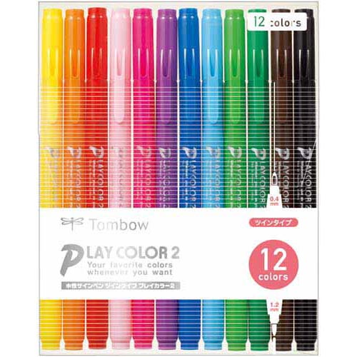 楽天市場】プレイカラーK 6色セット/水性 細字 太字 カラーペン