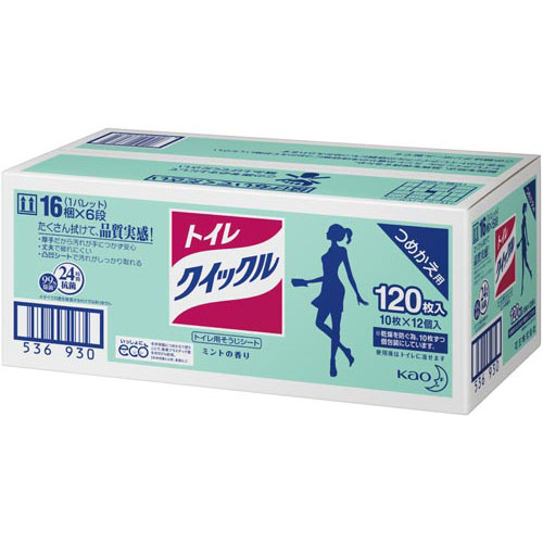 花王 トイレクイックル 業務用 120枚入【1fou】 花王 トイレクイックル 業務用 120枚入【1fou】
