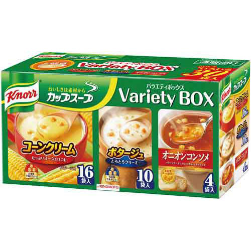 味の素 クノールカップスープ　バラエティボックス　３０食入【1six】