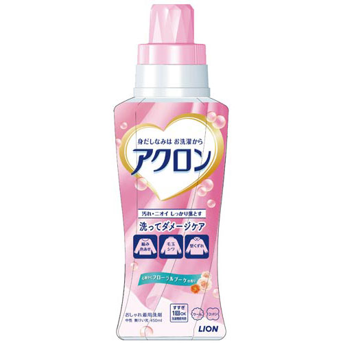 ライオン アクロン フローラルブーケ 本体 450ml×3