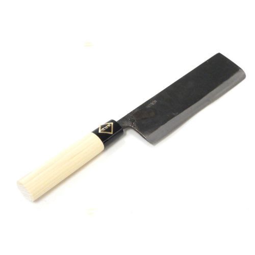 政綱　165 m m 黒打　菜切包丁 楽天市場】【日本製】兼義作 黒打菜切包丁 165mm 菜切り 和包丁