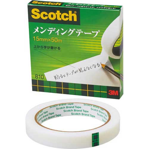 スリーエムジャパン スコッチ １５ｍｍ×５０ｍ 国産品 海外限定 メンディングテープ