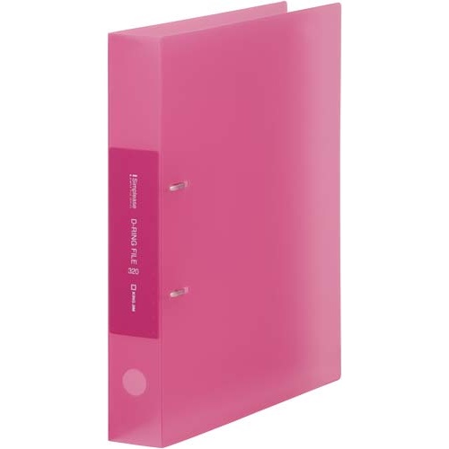 キングジム シンプリーズ　Ｄリング（透明）　ピンク　１０冊入【取寄商品】