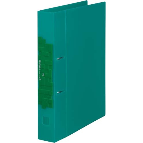 キングジム ブリックスＬＲファイルＤタイプ（透明）緑　８冊入【取寄商品】