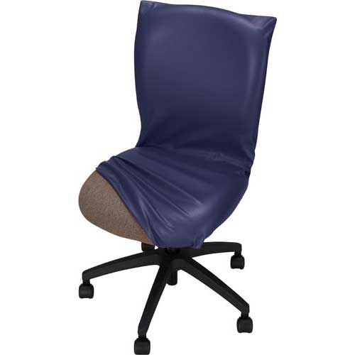 短納期対応 カウコレ プレミアム 着せ替えチェアカバーレザータイプ ブルー ｍ ４ 包装無料 送料無料 Spcop In