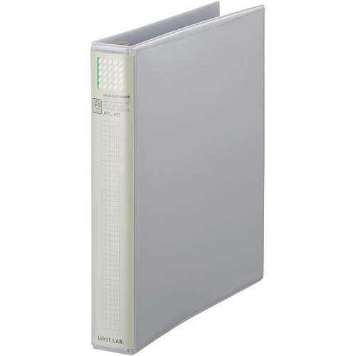 リヒトラブ カタログバインダーＡ４・４穴白２５０枚５冊【取寄商品】