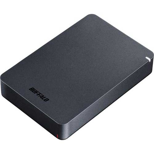 バッファロー 耐衝撃ポータブルＨＤＤブラック　４ＴＢ