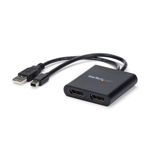スターテック ミニディスプレイポート分配器　４Ｋ　ＤＰ　２分配【取寄商品】
