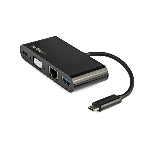 スターテック ＵＳＢ&minus;Ｃマルチポートアダプタ　ＶＧＡ／ＰＤ【取寄商品】｜カウモール