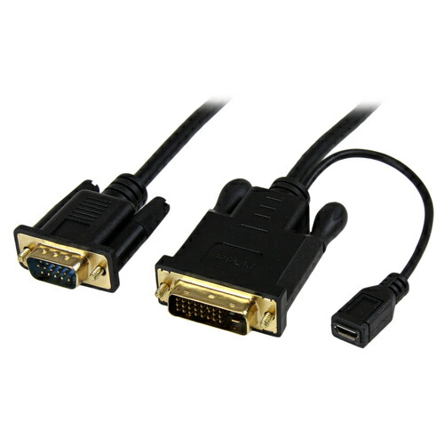 2224円 爆売りセール開催中 スターテック DVI − VGA変換アクティブケーブル 1.8m