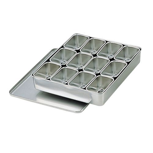 赤川入れもの製造所 ＡＧ１８－８ ミニ調味料入 １２ヶ入【取寄商いもの】