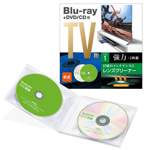 エレコム Blu−ray・マルチレンズクリーナー/乾式