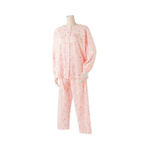 日伸 らくらくパジャマ　婦人用　Ｍ　ピンク【取寄商品】