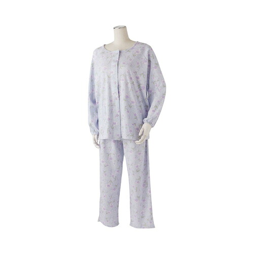 日伸 らくらくパジャマ　婦人用　Ｍ　パープル【取寄商品】
