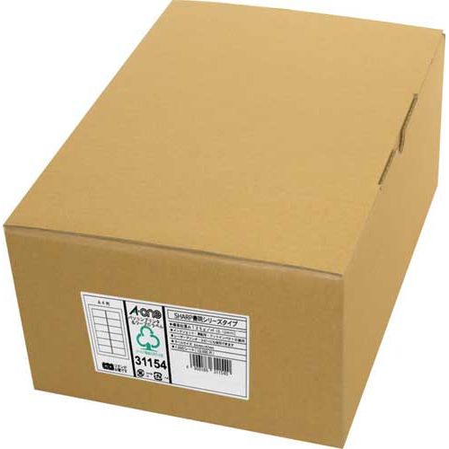 エーワン PC&ワープロラベル シャープ書院12面1000枚【取寄商品】|カウモール