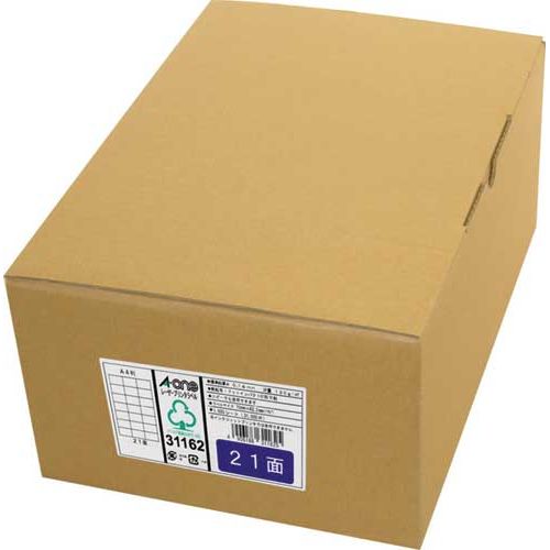 エーワン 紙付け札 レーザ用 Ａ４ ２１面 １０００枚【取寄商いもの】