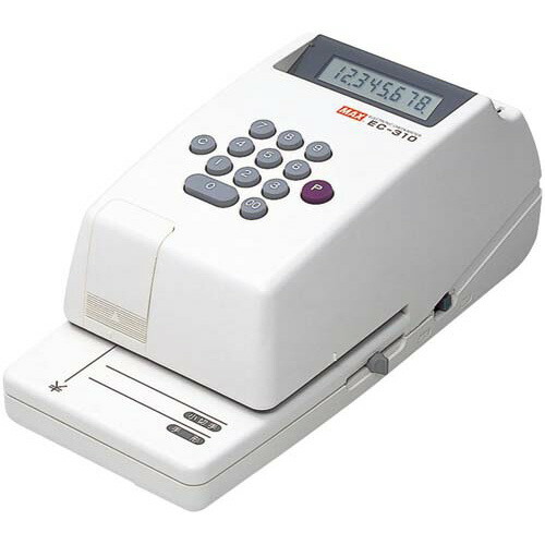 マックス 電子チェックライターＥＣ－３１０　８桁