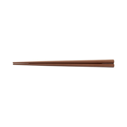 やなぎプロダクツ ＰＢＴ脂箸 六角先っちょ四角 濃茶 １０膳入×１０