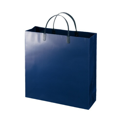 (まとめ)東京ユニオン ラミネートバッグ 165 中 紺 5枚〔×30セット〕