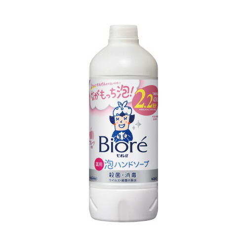 名取り草 ビオレｕ 泡御手手石ケン フルーツ 詰替×２４
