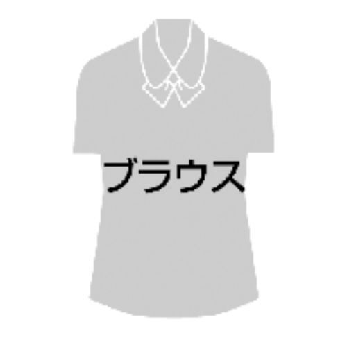 フォーク 長袖ブラウス FB7532−1 ホワイト 21号