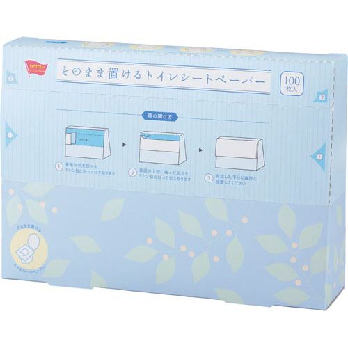 カウサイバー空間 「カウコレ」割り増し金 そのまま置けるトイレシートペーパー１００枚入×２５