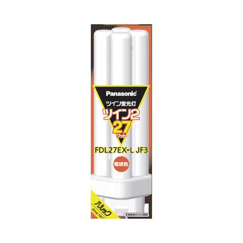 パナソニック 蛍光灯コンパクト　ＦＤＬランプ２７形　電球色１０本｜カウモール