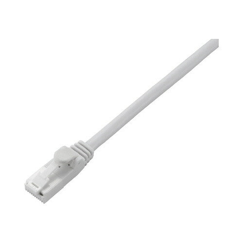 エレコム ＬＡＮ有線テレビ カテ６ 白いこと １０ｍ×５