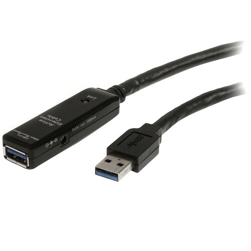 スターテック ＵＳＢ　３．０リピーターケーブル　（Ａ－Ａ）　５ｍ【取寄商品】
