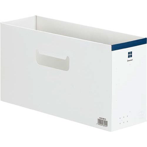 カウネット　「カウコレ」プレミアム ローライズファイルボックス　Ａ４横ネイビー　５０個
