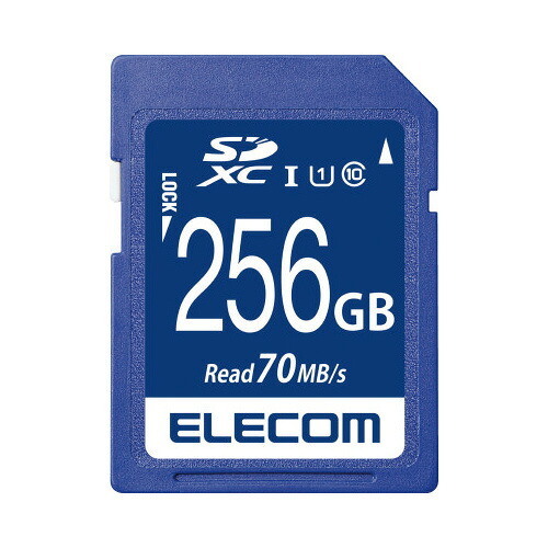 エレコム ＳＤＸＣカード　ＵＨＳ－Ｉ　Ｕ１　２５６ＧＢ