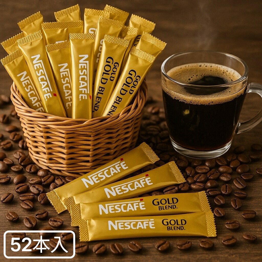 楽天市場】【Nescafe】 ネスカフェ ゴールドブレンド スティック 52本