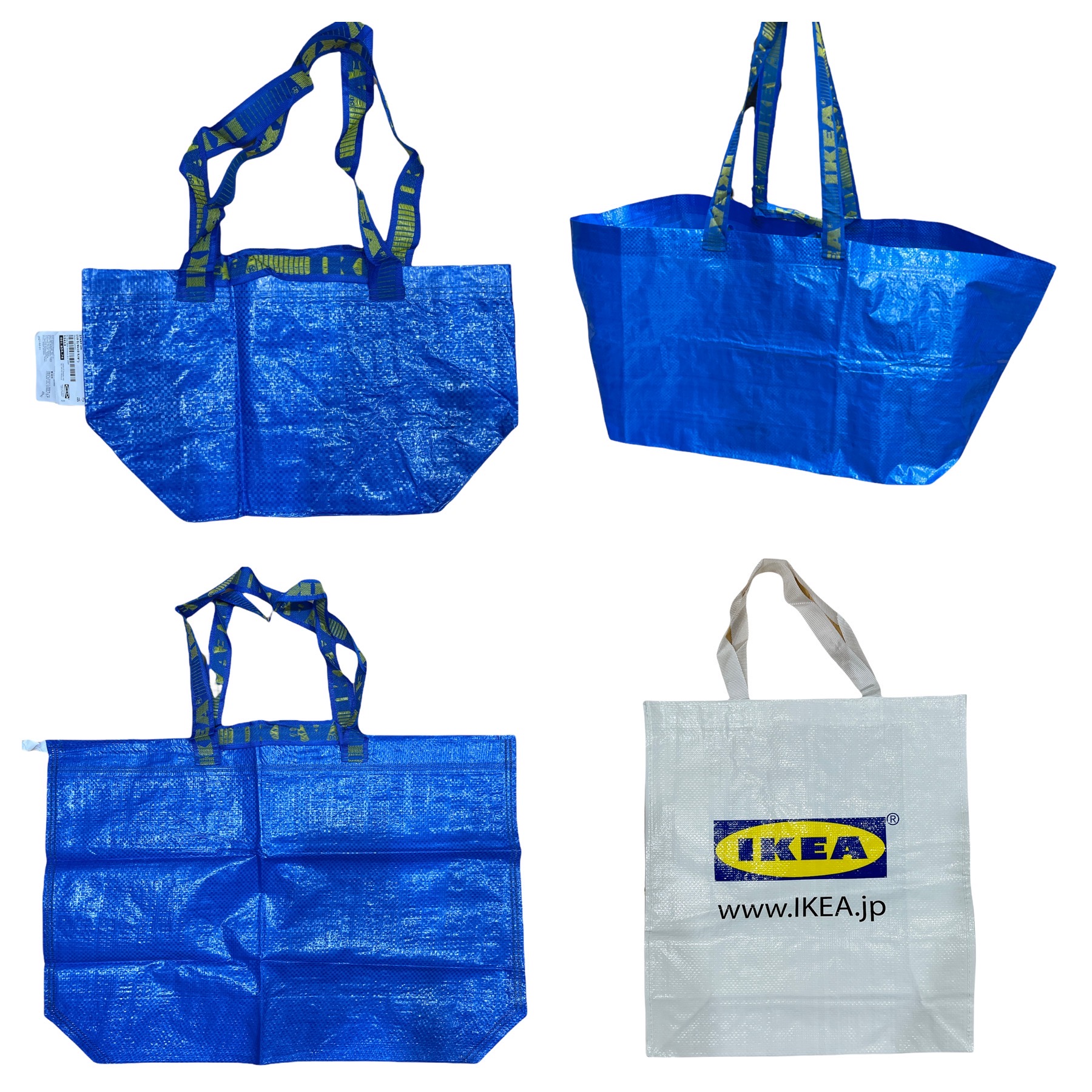 IKEA フラクタ ブルーバック FRAKTA SとMとLサイズ 各1枚 新品 通販