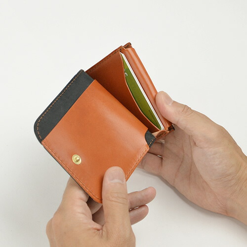 激安特価 Nippon De Handmade ニッポンデハンドメイド 財布 メンズ 二つ折り財布 コンパクト コードバン 日本製 コードバン 馬革 牛革 栃木レザー 公式の Www Nripost Com