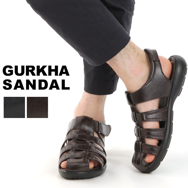 Office Mens Sandals Techieblogie Info Kawa Rakuten Global Market Fake Leather Gurkha Sandals Men