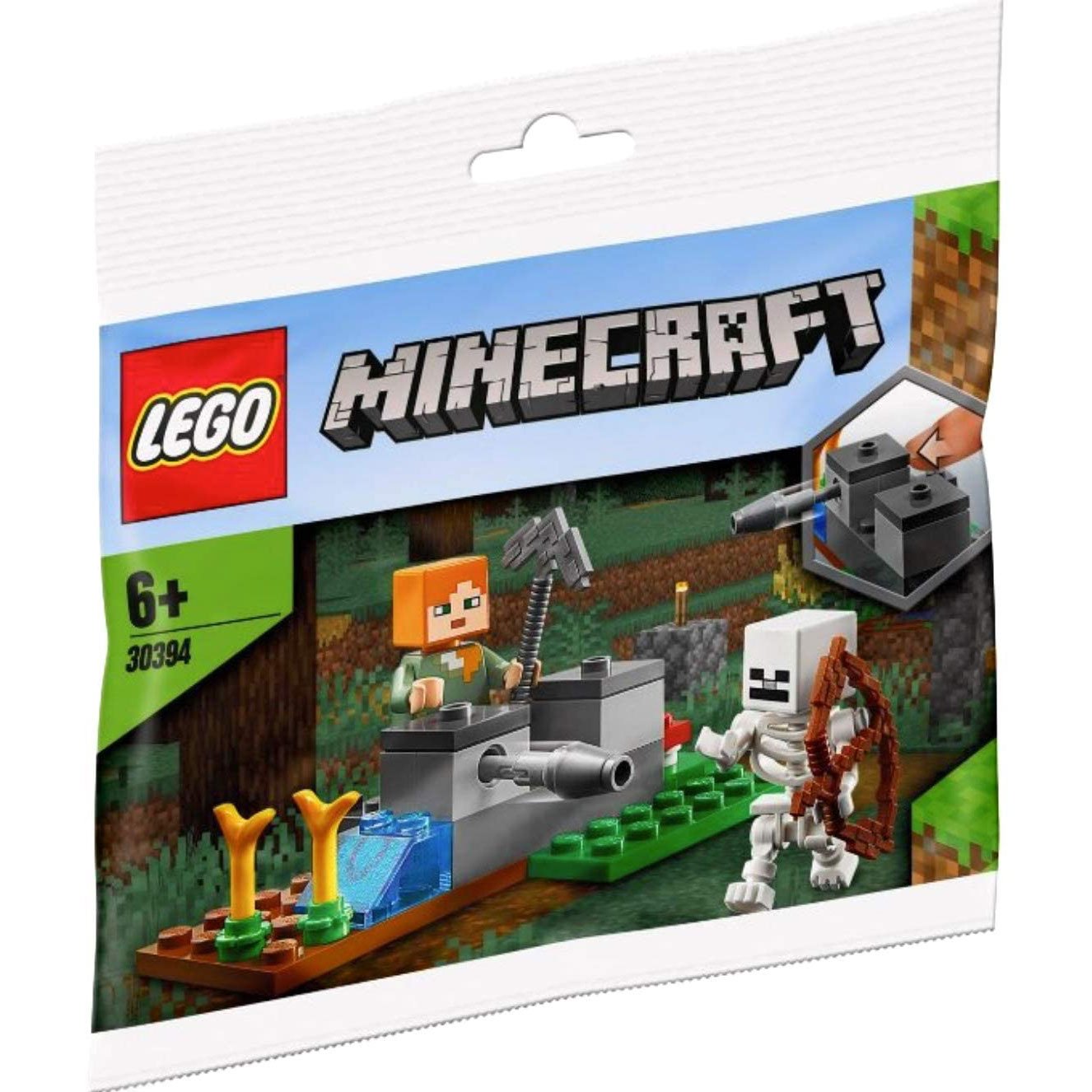 楽天市場 レゴ マインクラフト アレックスとスケルトン ミニセット Lego Minecraft Alex Skeleton ついばみ商店