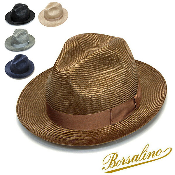 楽天市場 帽子 イタリア製 Borsalino ボルサリーノ つば広パナマ中折れ帽 1410 ハット メンズ 春夏 大きいサイズの帽子アリ コンビニ受取対応商品 川淵帽子店
