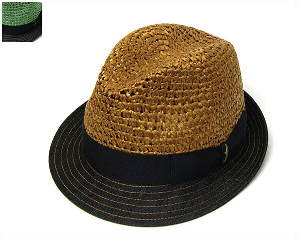 【ポイント5倍】 帽子 イタリア製 Borsalino(ボルサリーノ) メッシュxデニム中折れ帽 ハット メンズ 春夏 [大きいサイズの帽子アリ]【コンビニ受取対応商品】