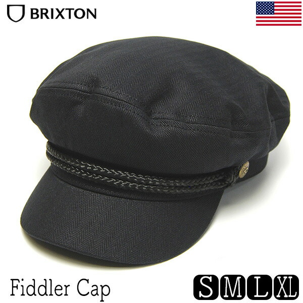 【尖んがり5倍】 かぶり笠 亜米利加 BRIXTON(ブリクス米トン) コットンマリンキャップ Fiddler Cap 春夏秋冬 オール季節 メンズ レディース ユニ一発やる  [馬鹿でかい大いさのかぶり笠蟻]