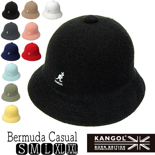 Kangol カンゴール バミューダカジュアル ハット 帽子 ユニセックス Bermuda 帽子 バミューダカジュアル ストリートで人気のカジュアルハット Casual メンズ レディース ユニセックス 春夏 オールシーズン 大きいサイズの帽子アリ 小さいサイズの 帽子あり 川淵帽子店