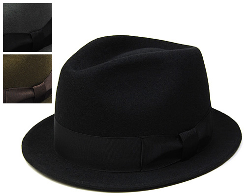  帽子 DRAGON HAT(ドラゴンハット)&rdquo;ウールフエルト中折れ帽(小つば)[ハット] [大きいサイズの帽子アリ][小さいサイズの帽子あり]【コンビニ受取対応商品】【ラッキーシール対応】