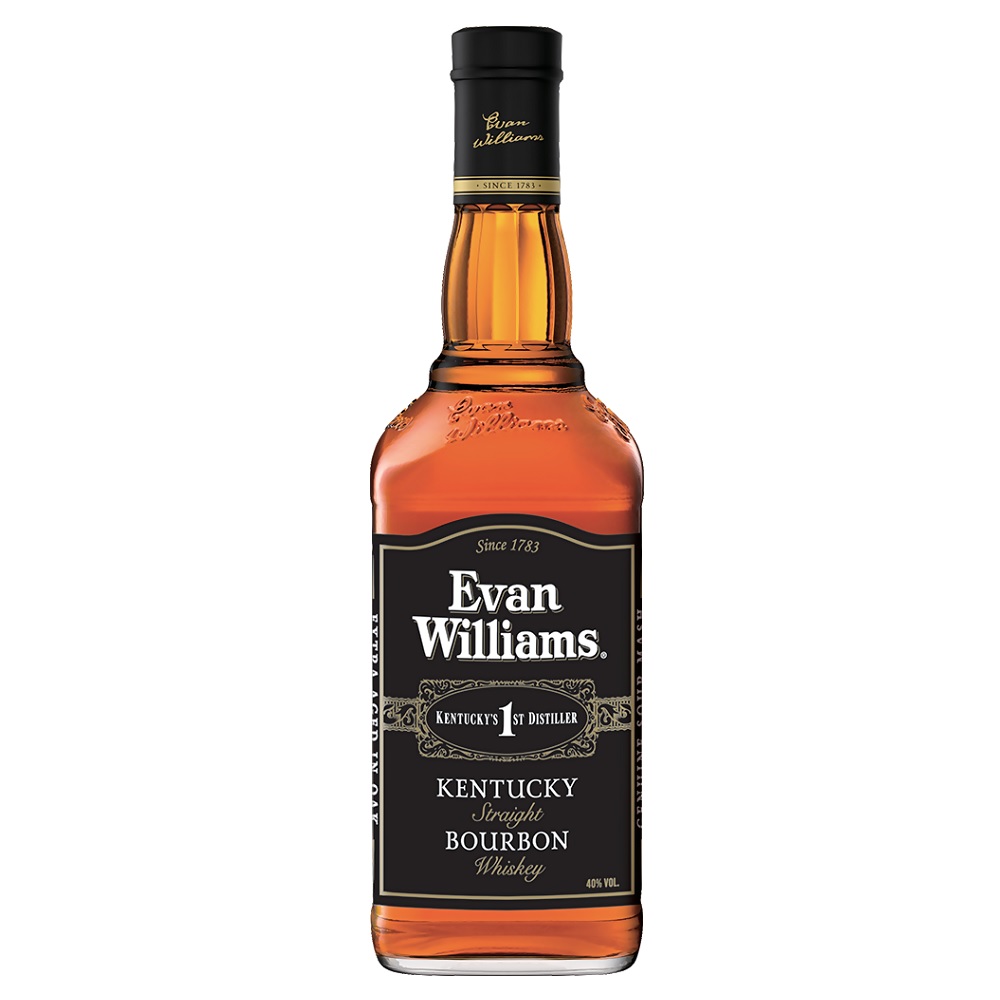 【楽天市場】既に終売 エヴァン ウィリアムス ブラックラベル 750ml 43度 正規品 Evan Williams Black Label  kentucky straight bourbon whiskey エヴァン ウィリアムズ ブラック ラベル エバン ウイリアムス バーボン  ウイスキー kawahc : ウイスキー洋酒 大型 ...