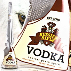 KALASHNIKOV VODKA ライフル型ボトル Yahoo!オークション - 注目 ラドガ カラシニコフ 銃型ボトル