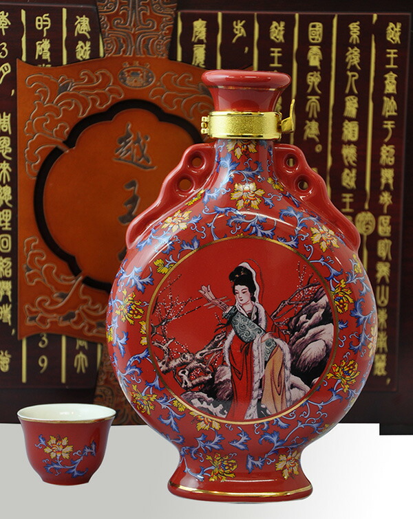 楽天市場】越王台陳年 25年 花彫酒 (壷) 600ml 15度 正規品 箱付 河内 