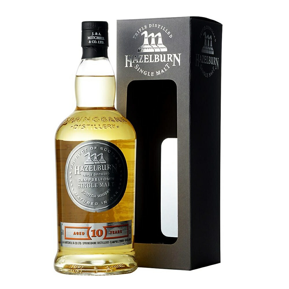 楽天市場 ヘーゼルバーン 10年 700ml 46度 箱付 Hazelburn スプリングバンク蒸溜所 Springbank Distillery キャンベルタウンモルト シングルモルトウイスキー Cambertownmalt Single Malt Whisky Whiskey Kawahc 洋酒ワインお酒大型専門店 河内屋