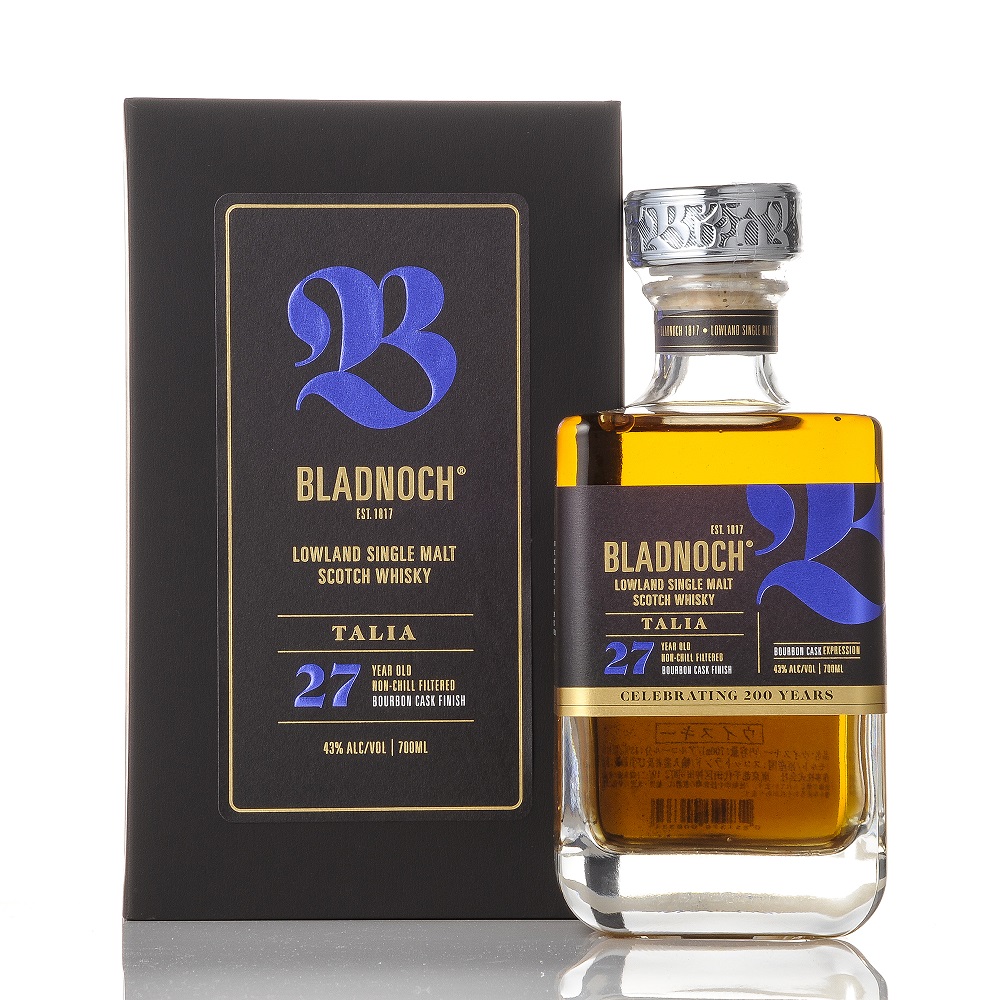 楽天市場 ブラドノック 27年 タリア 700ml 43度 箱付 Bladnoch Talia ローランドモルト Lowland Single Malt Scotch Whisky バーボンカスク 設立0周年記念ボトル Kawahc 洋酒ワインお酒大型専門店 河内屋